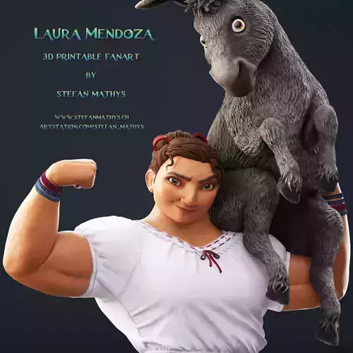Laura Mendoza - Luisa Madrical Encanto Fanart - 3D Printable