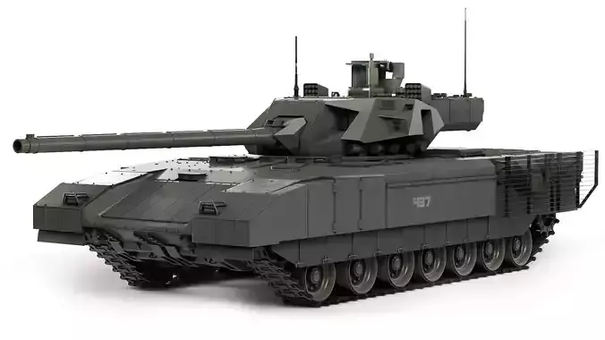 Tank T-14 Armata 2021 3D model