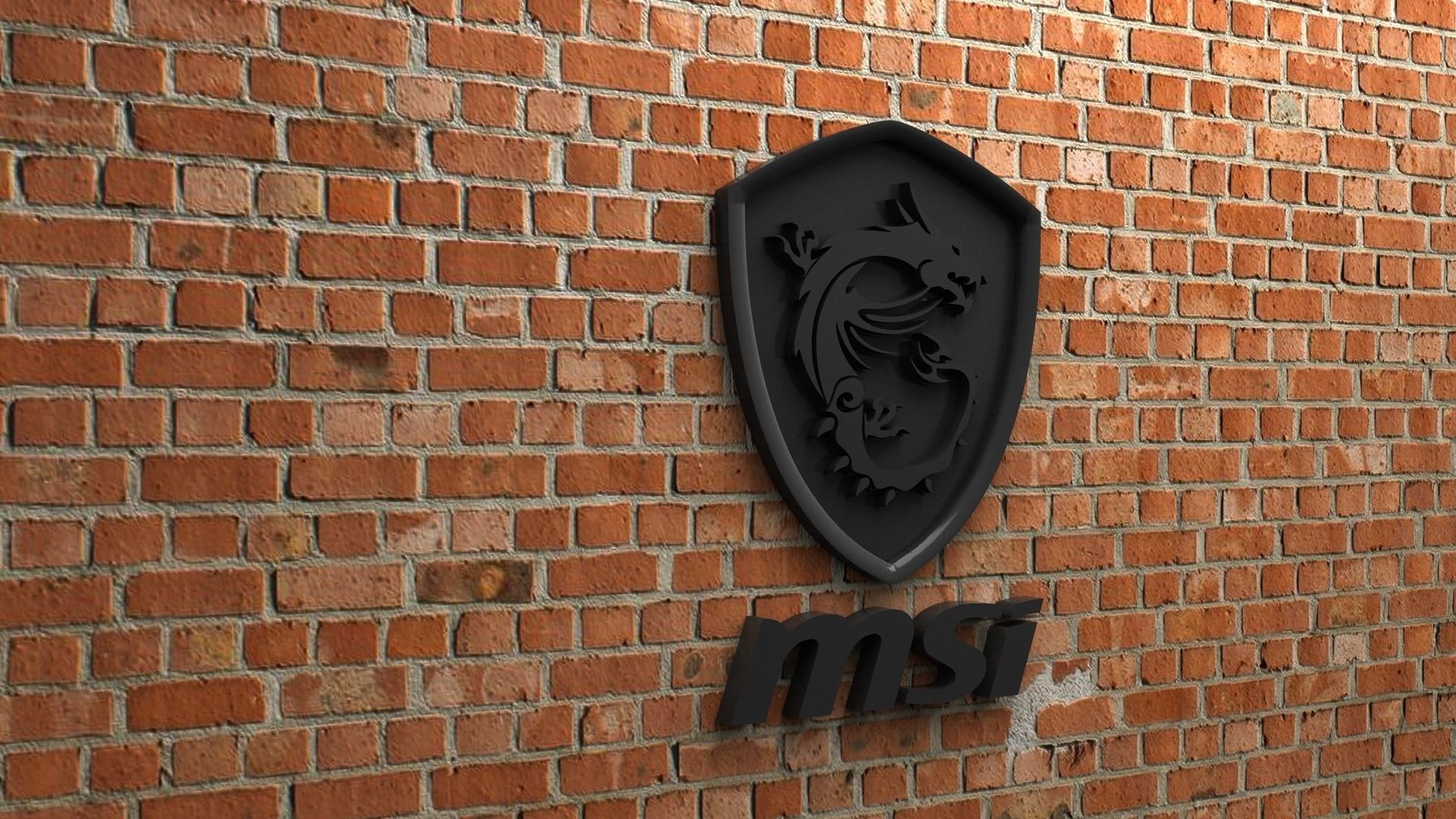 MSI Logo 3D print model_1