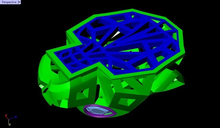 Panther  pendant 3D print model_8