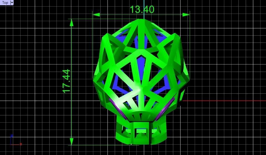 Panther  pendant 3D print model_10