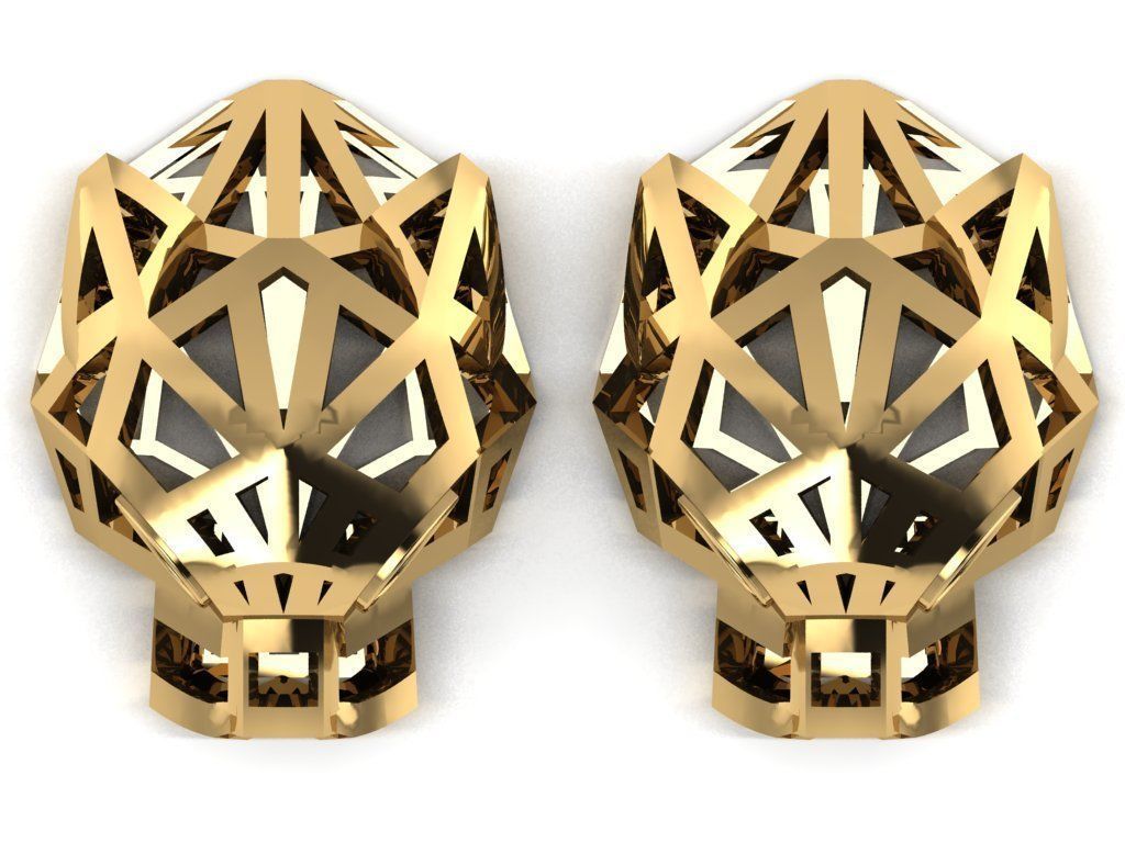 Panther  pendant 3D print model_16