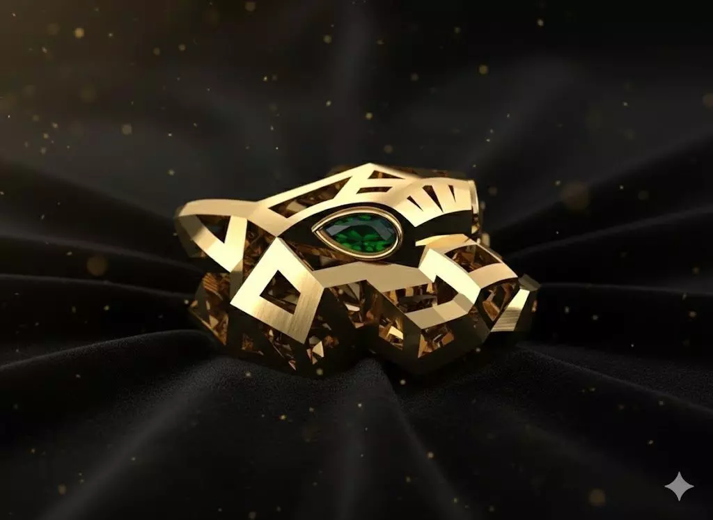 Panther pendant 3D print model