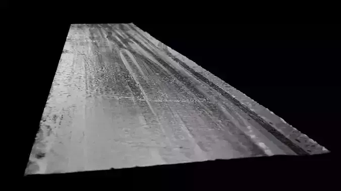 Low-Poly Scanned Frozen Street