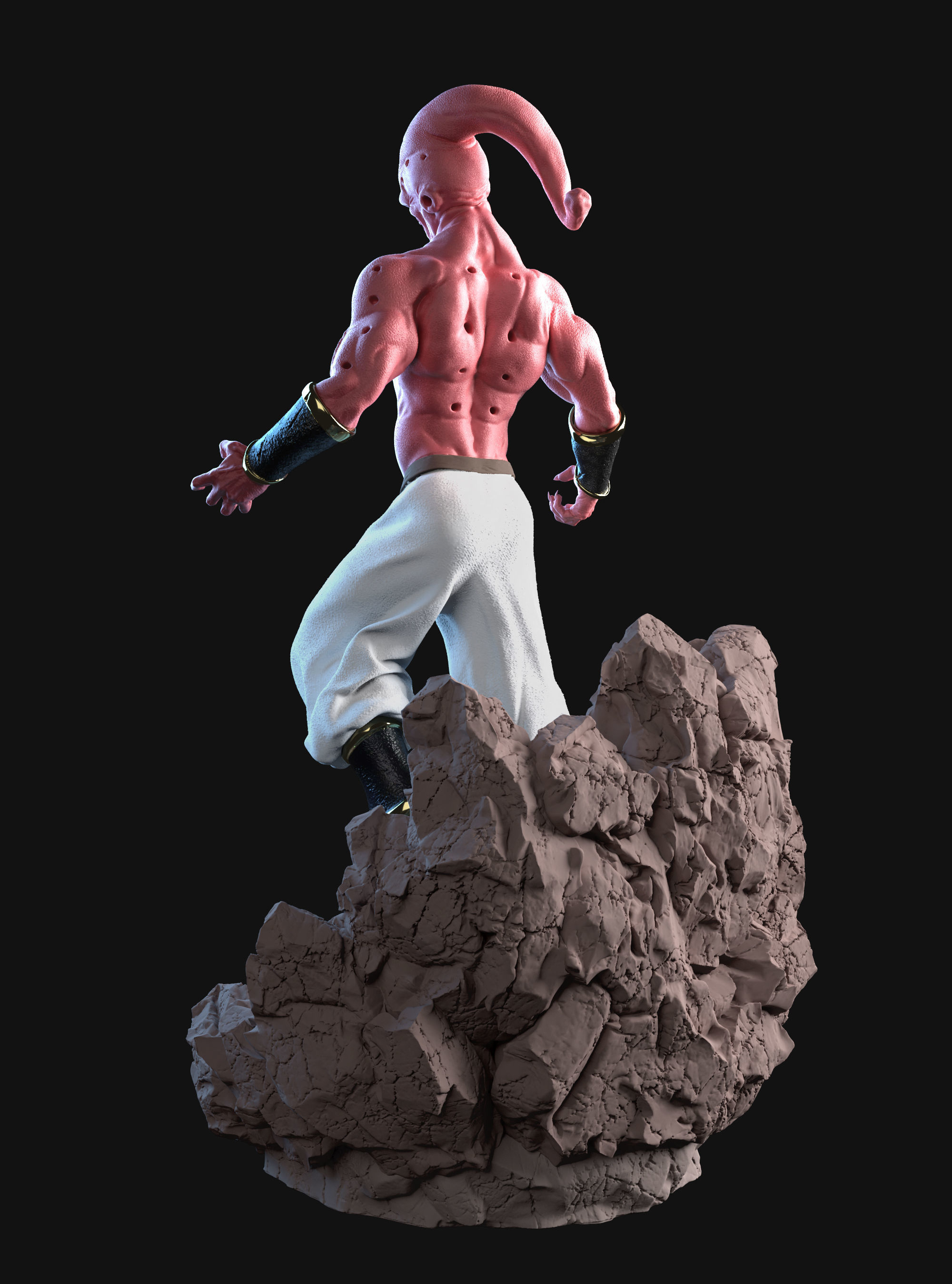 Majin Buu from Dragon Ball Z - 3D Printable STL 3D print model_4