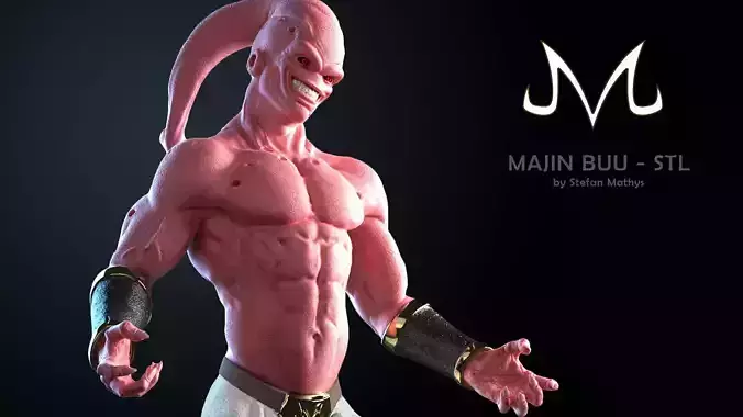 Majin Buu from Dragon Ball Z - 3D Printable STL 3D print model