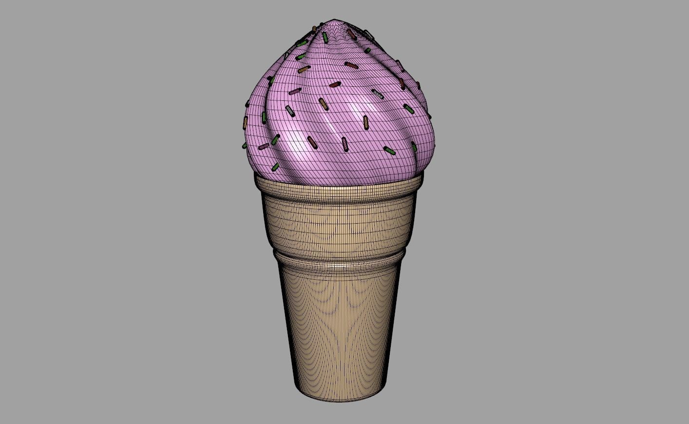 Toon Ice Cream 3D model_6