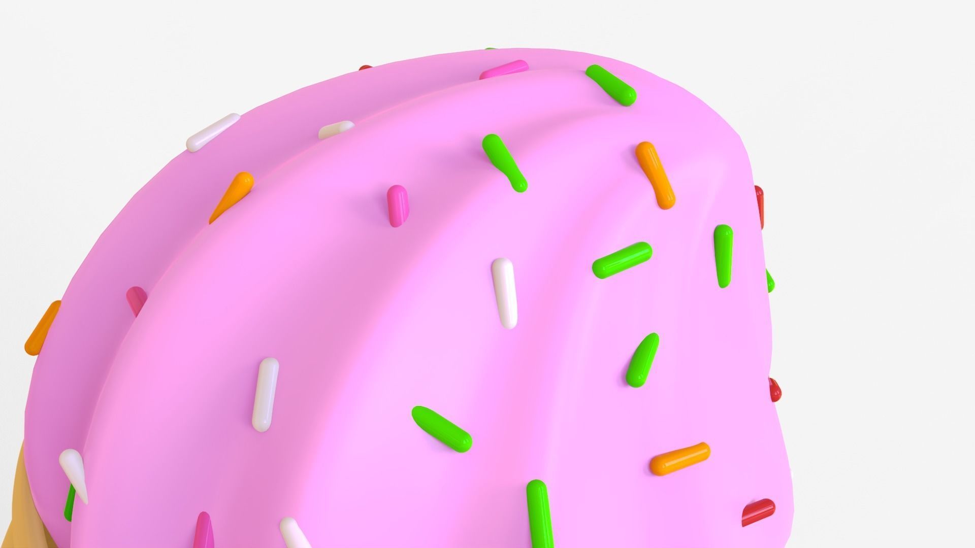 Toon Ice Cream 3D model_1
