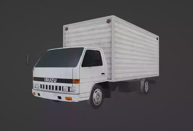 Isuzu ELF Low-poly 3D model