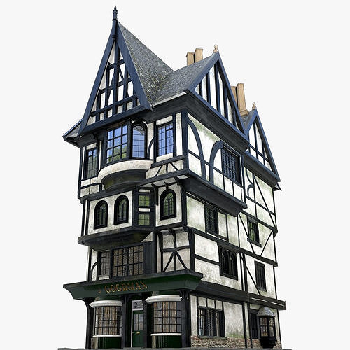 Tudor House Medium 3D model