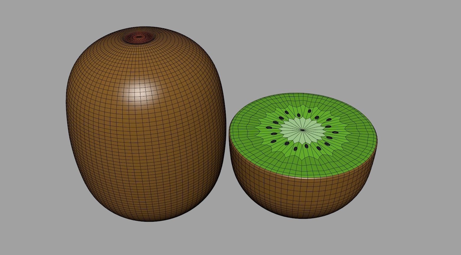 Toon Kiwi 3D model_5