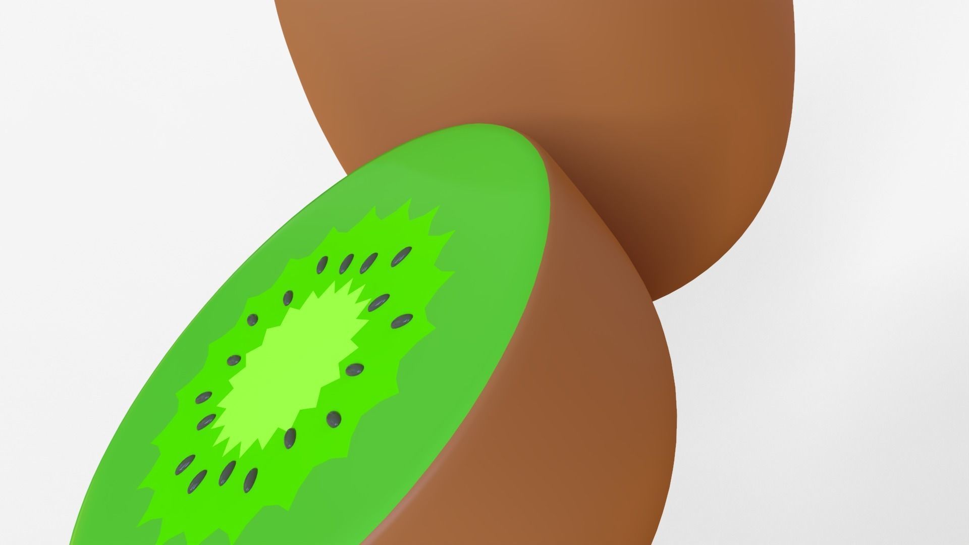 Toon Kiwi 3D model_3