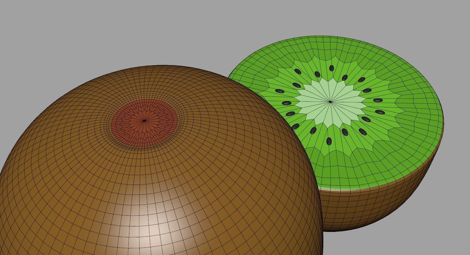 Toon Kiwi 3D model_7