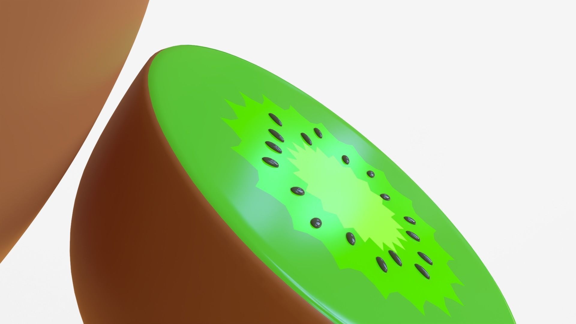 Toon Kiwi 3D model_1