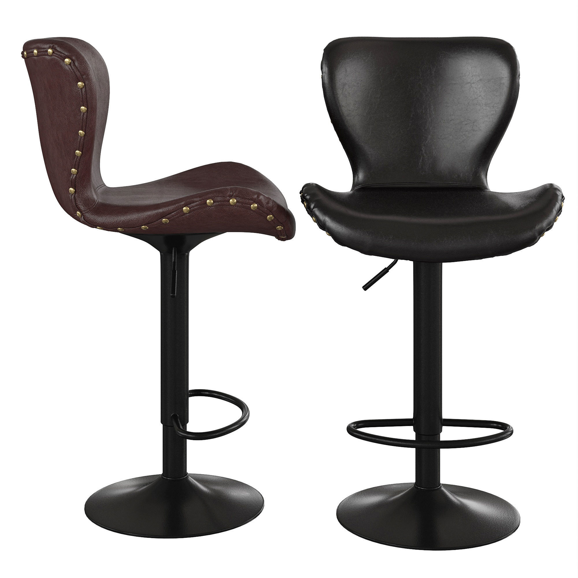 Bar stool Over 3D model_2