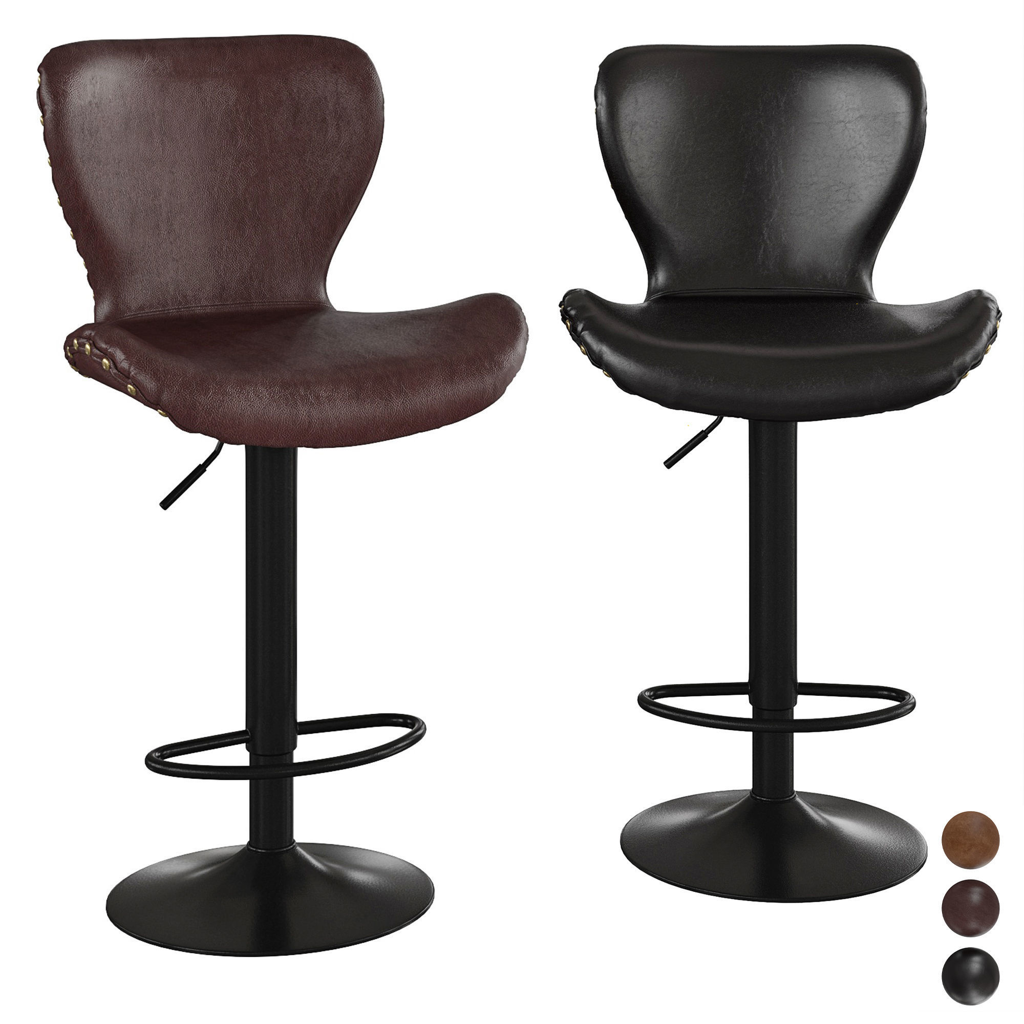 Bar stool Over 3D model_7