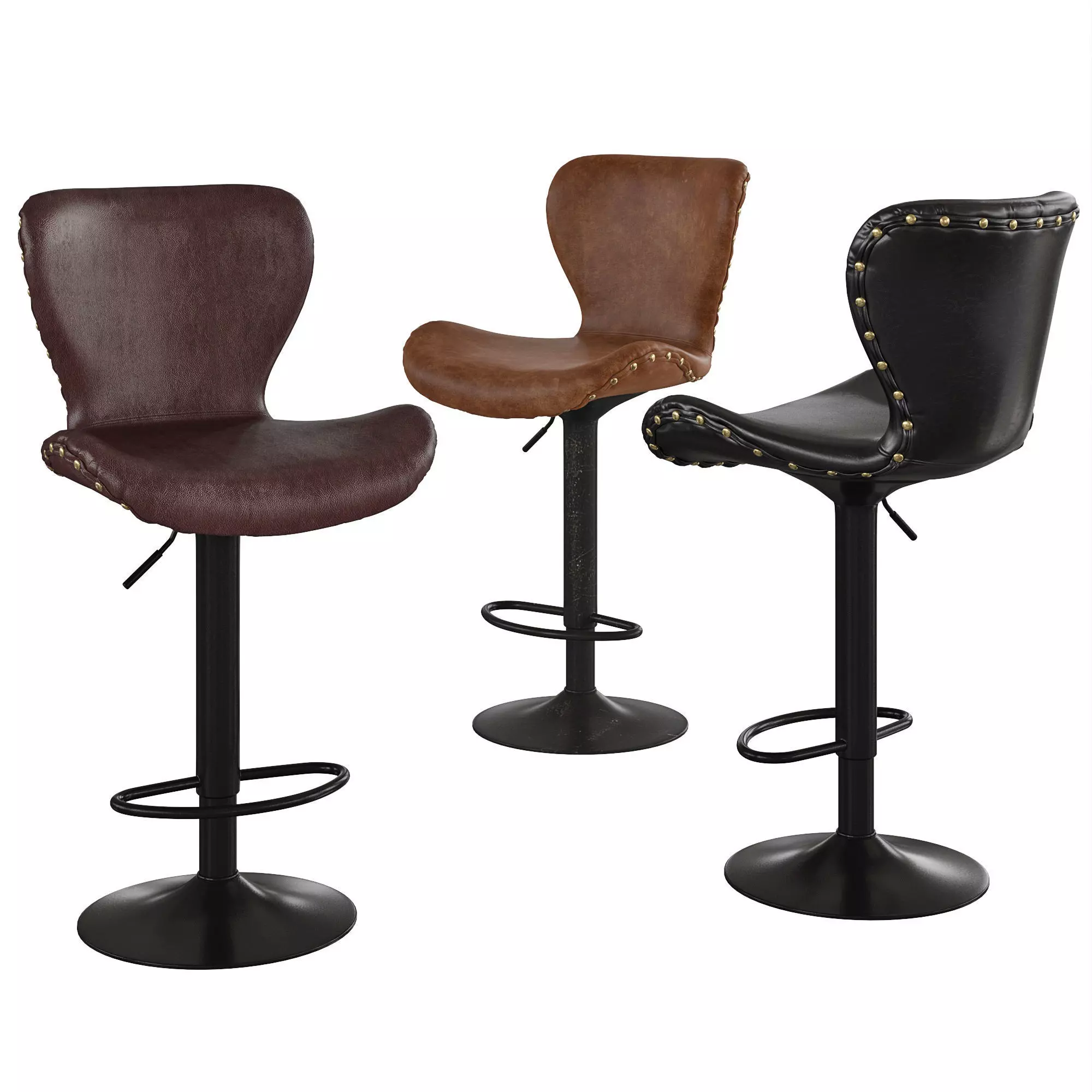 Bar stool Over 3D model_0