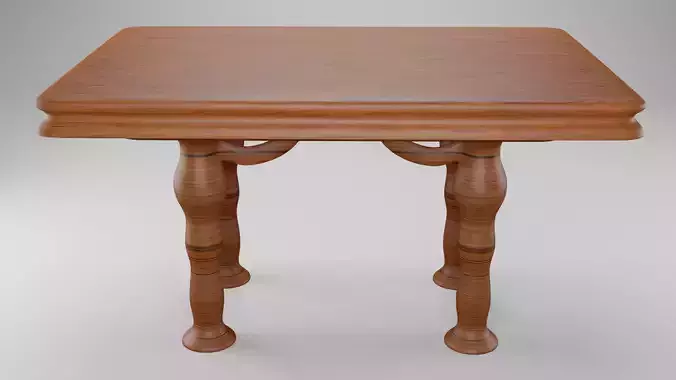 Table wooden with legs