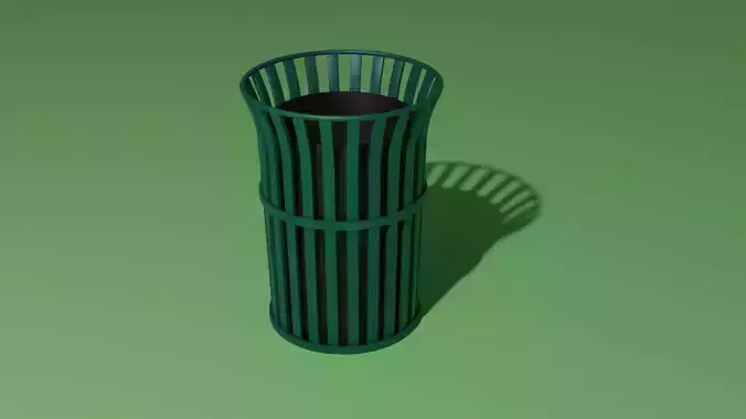 Park trash can