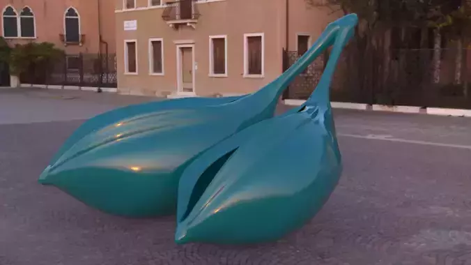 fruit tree realistic sculpture 