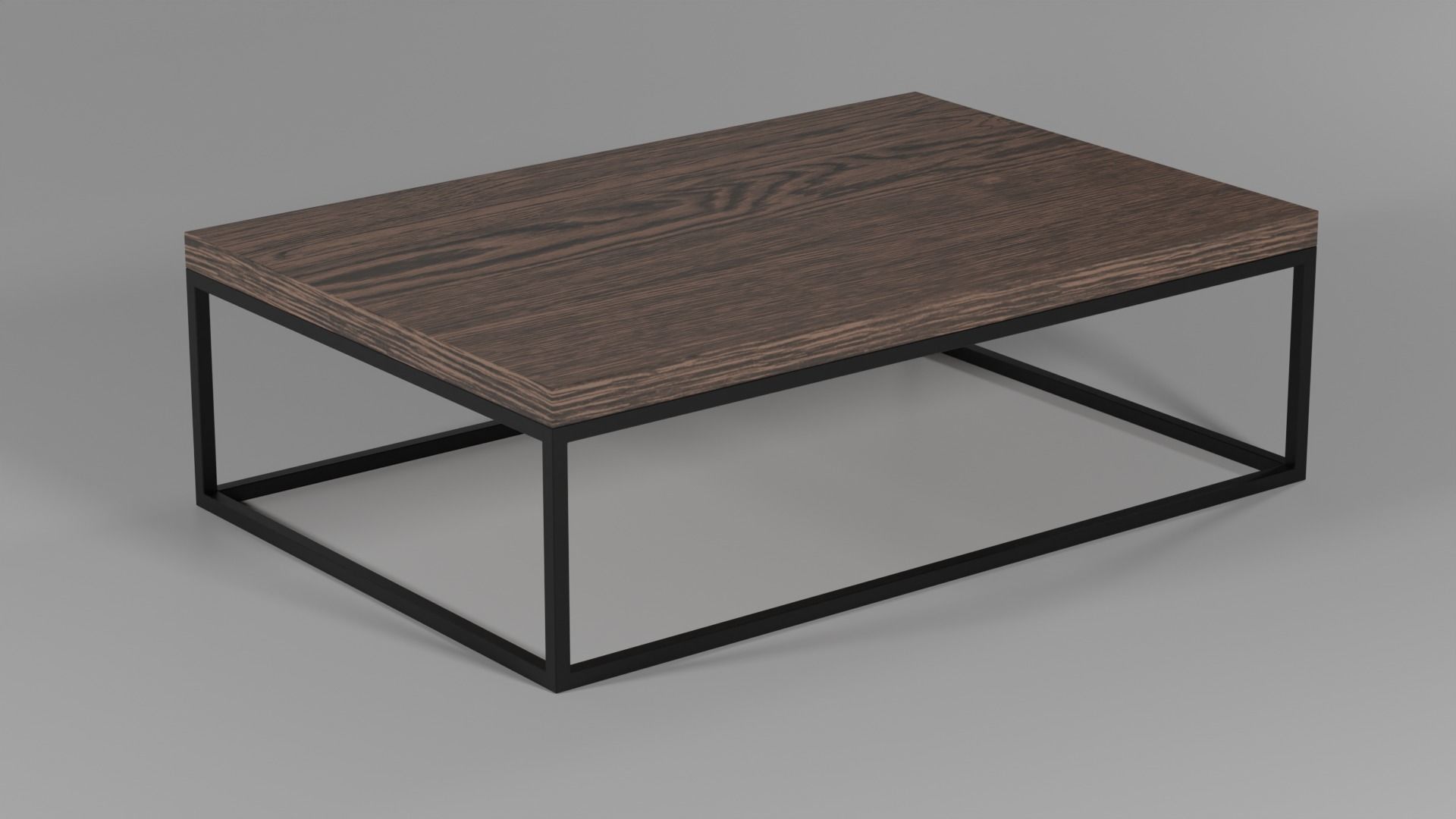 Wooden Coffee Tables Low-poly 3D Collection Low-poly 3D model_5