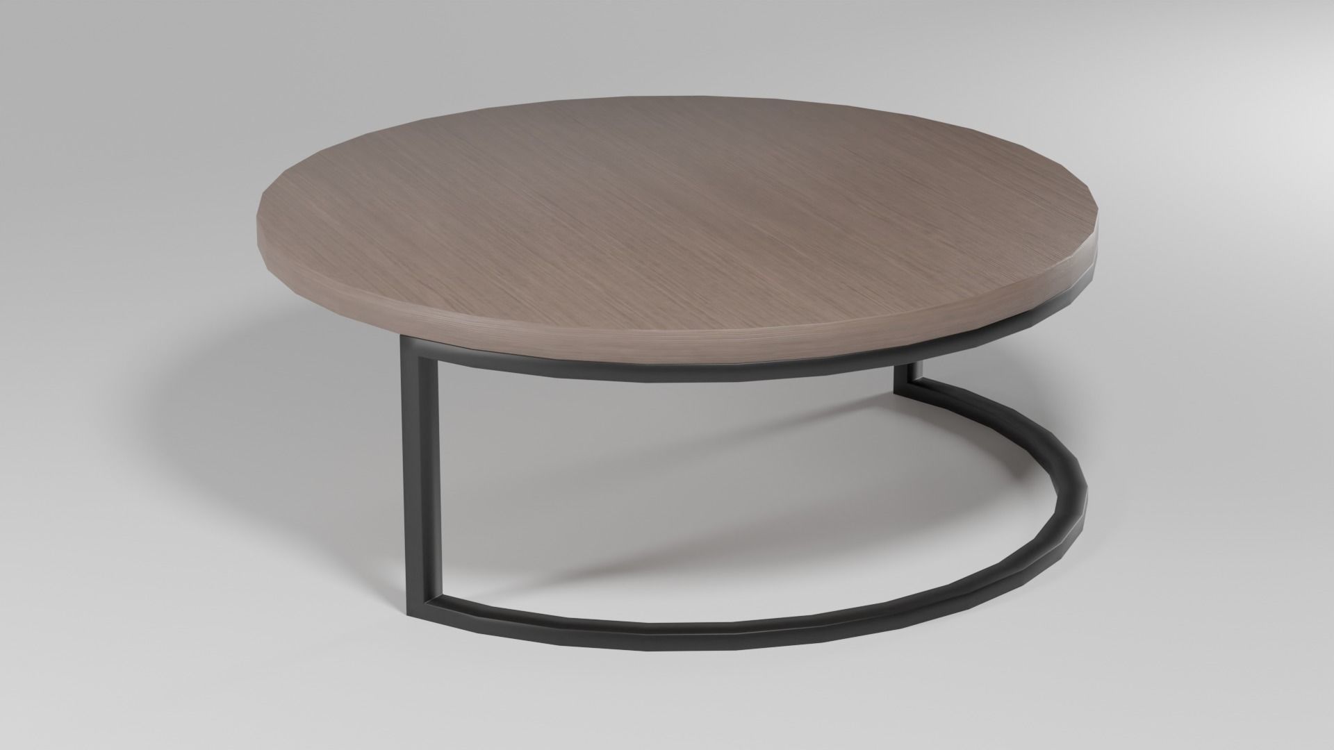 Wooden Coffee Tables Low-poly 3D Collection Low-poly 3D model_11