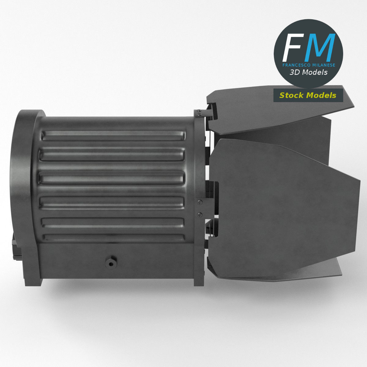 Stage light 1 3D model_5