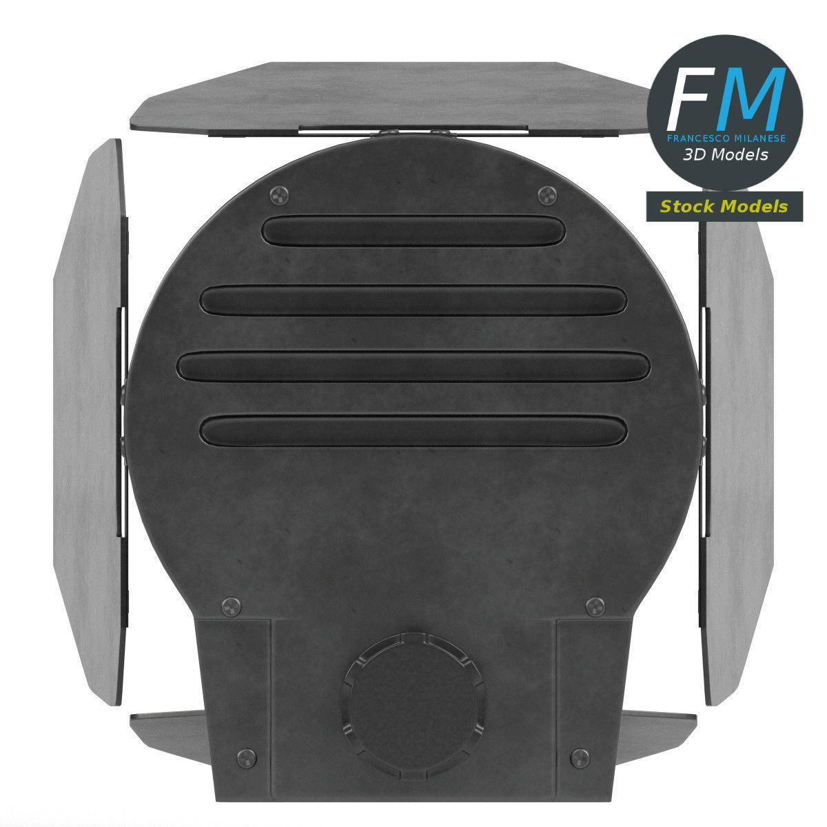 Stage light 1 3D model_4