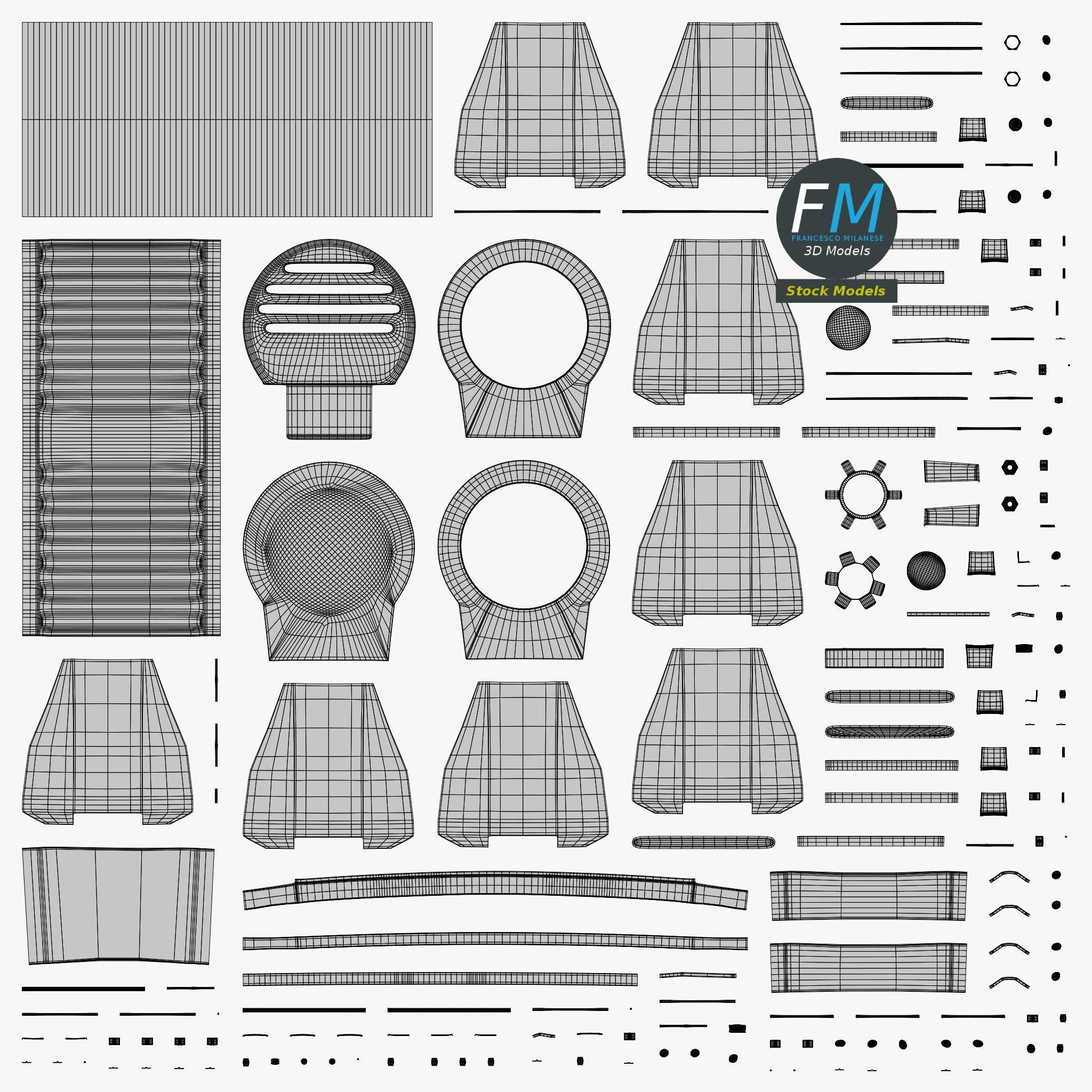 Stage light 1 3D model_11