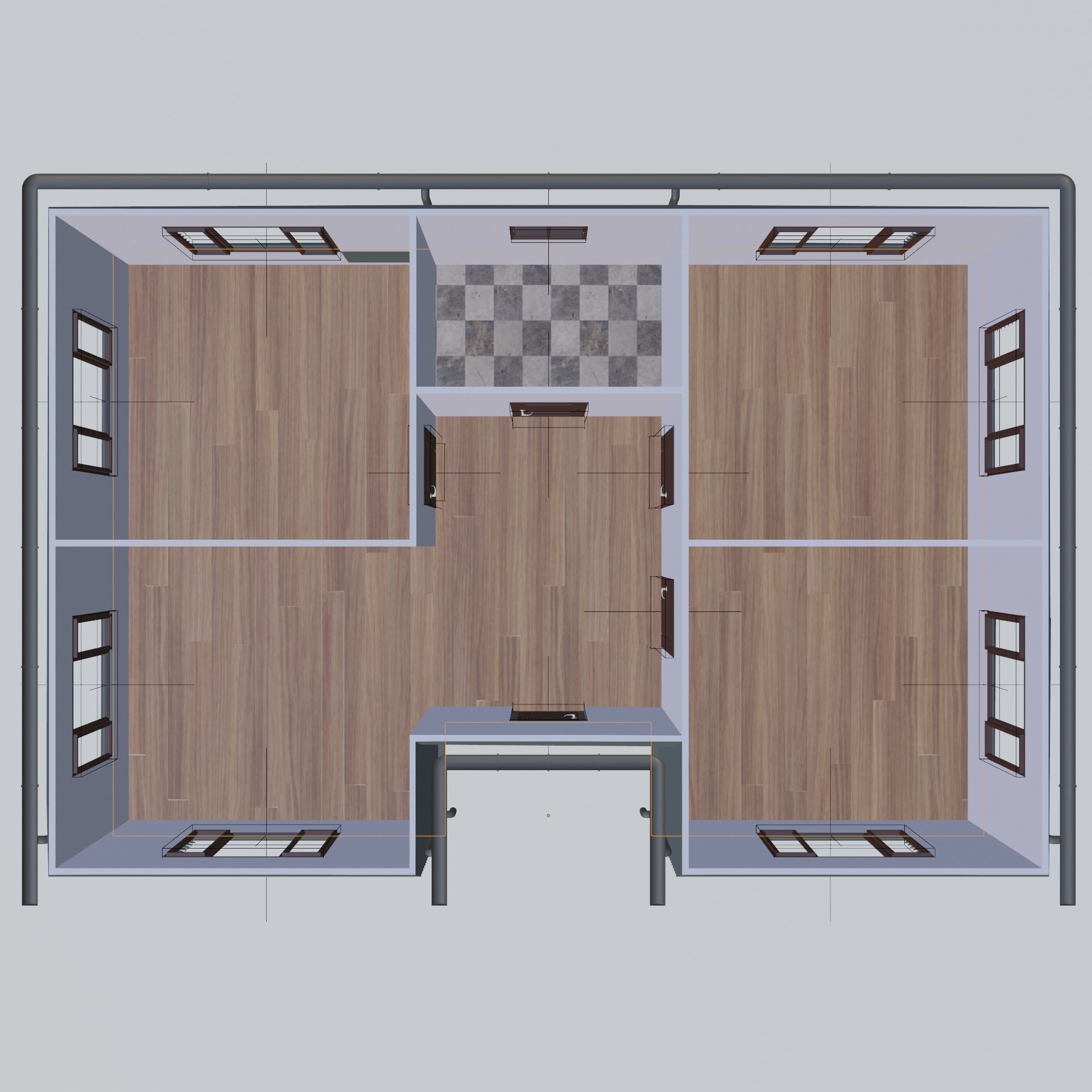 Free House 3D Model Free 3D model_7