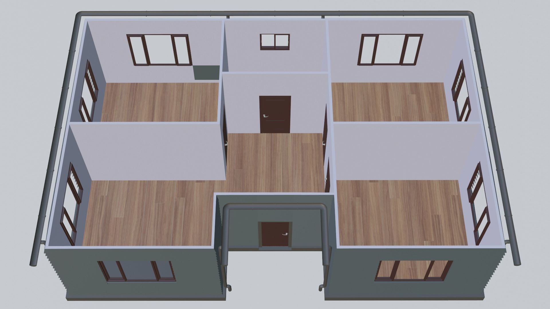 Free House 3D Model Free 3D model_6