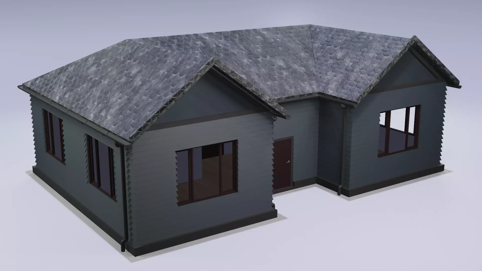 Free House 3D Model Free 3D model_0