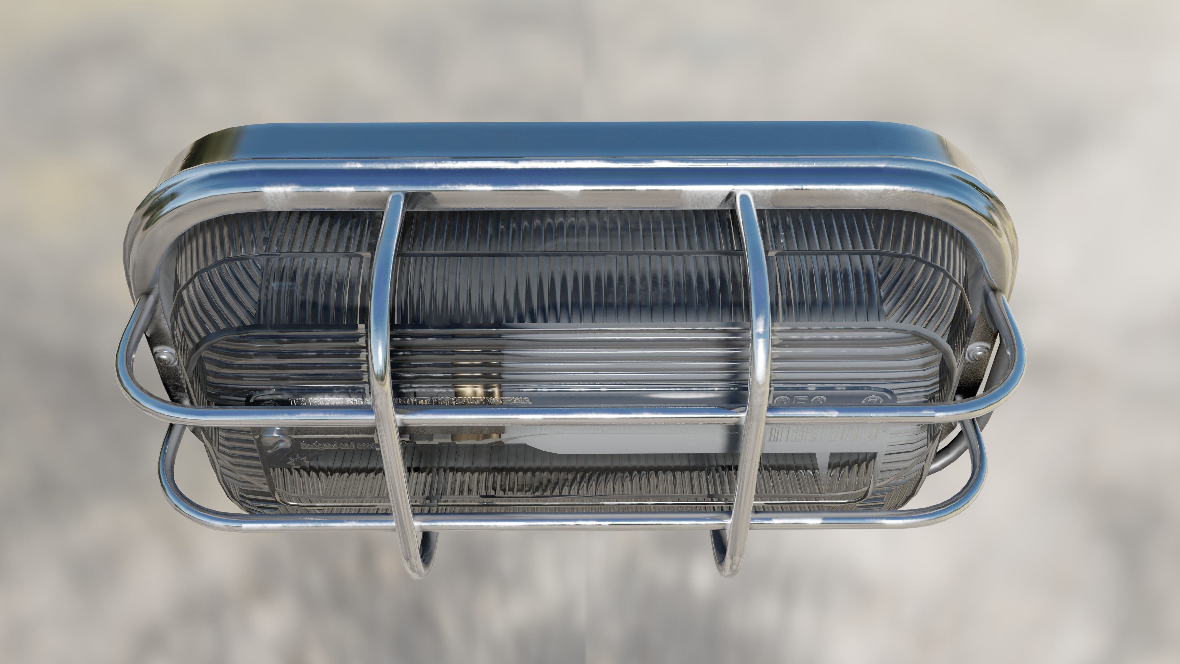 Waterproof Outdoor Wall Light Lamp Low-poly 3D model_24