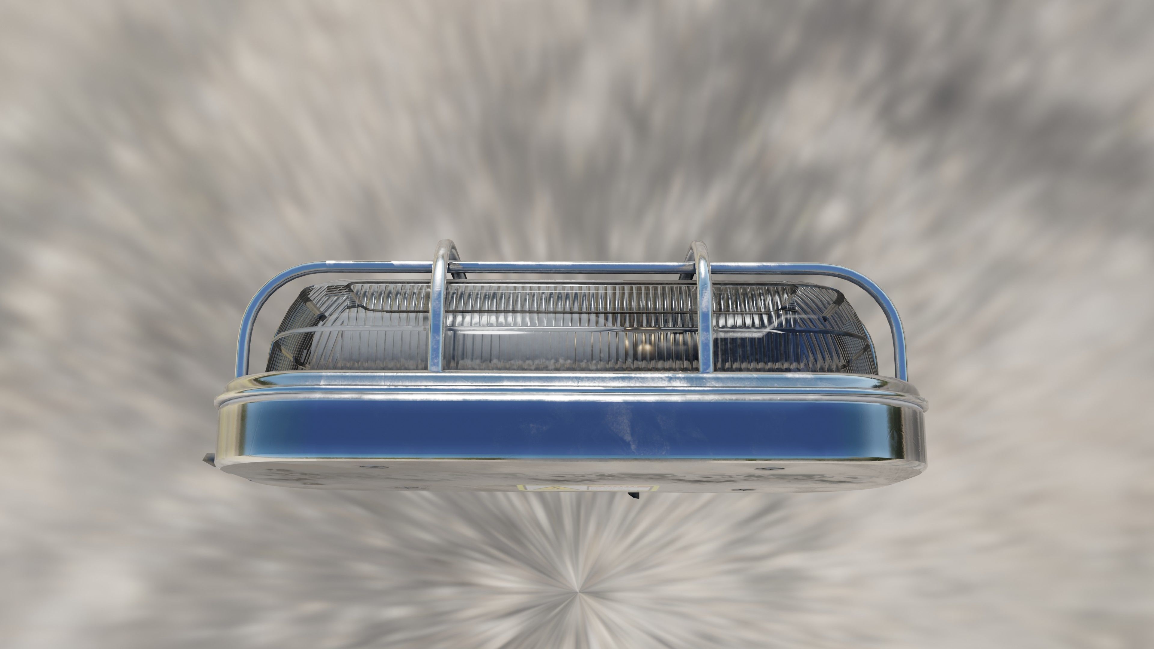 Waterproof Outdoor Wall Light Lamp Low-poly 3D model_10