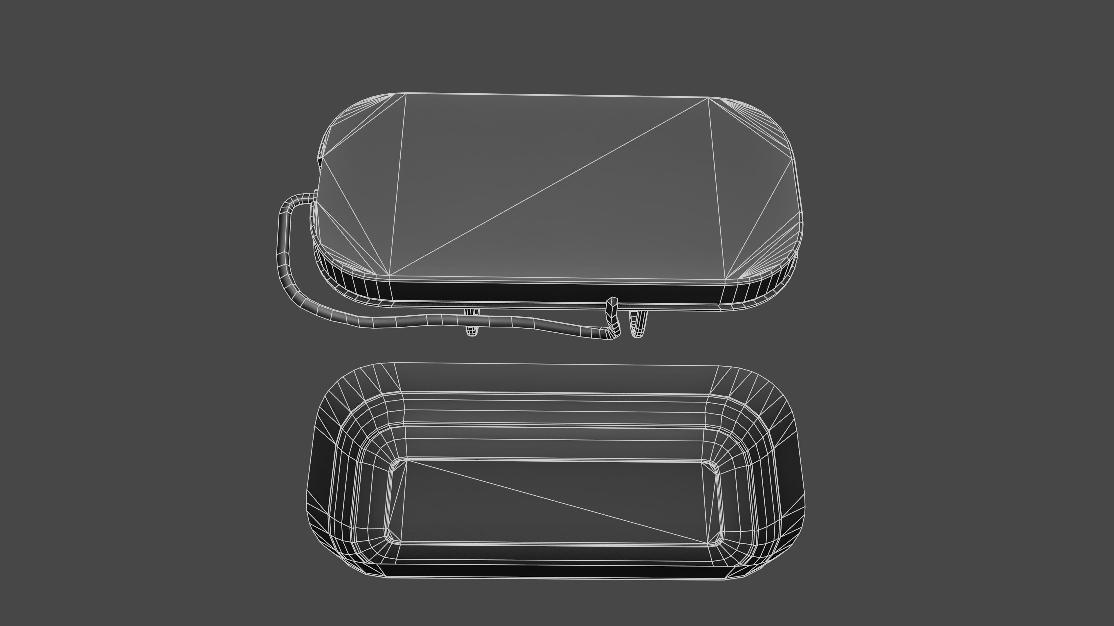 Waterproof Outdoor Wall Light Lamp Low-poly 3D model_28