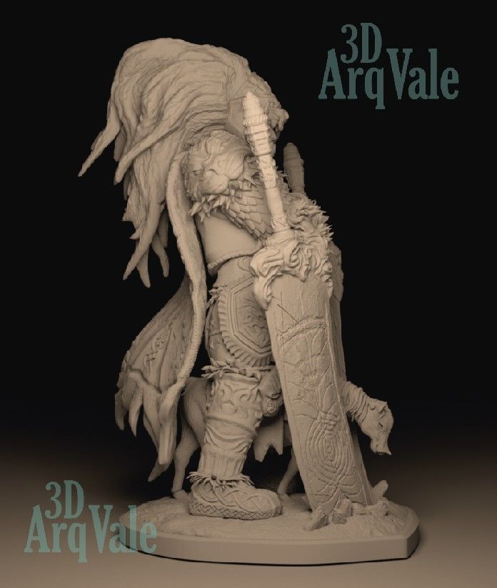 Starscourge Radahn - Elden Ring 3D print model_13