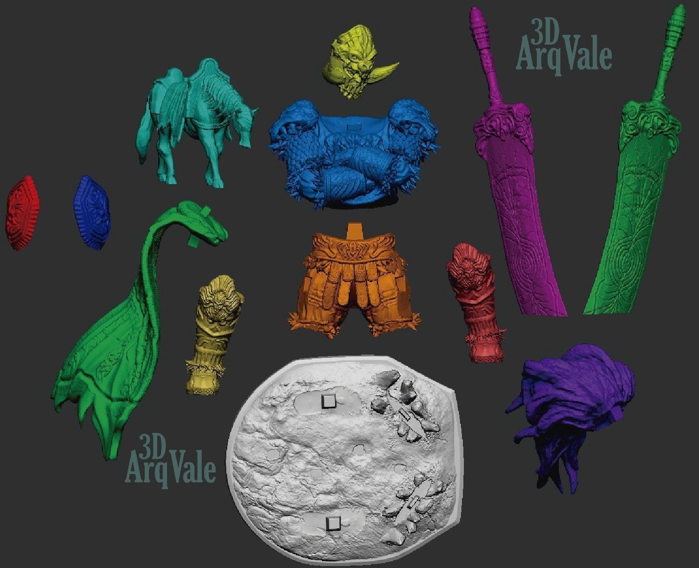 Starscourge Radahn - Elden Ring 3D print model_6