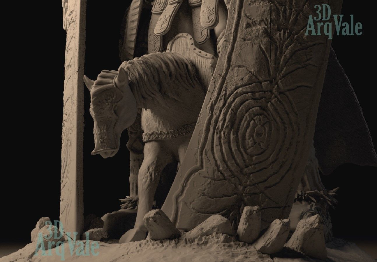 Starscourge Radahn - Elden Ring 3D print model_9