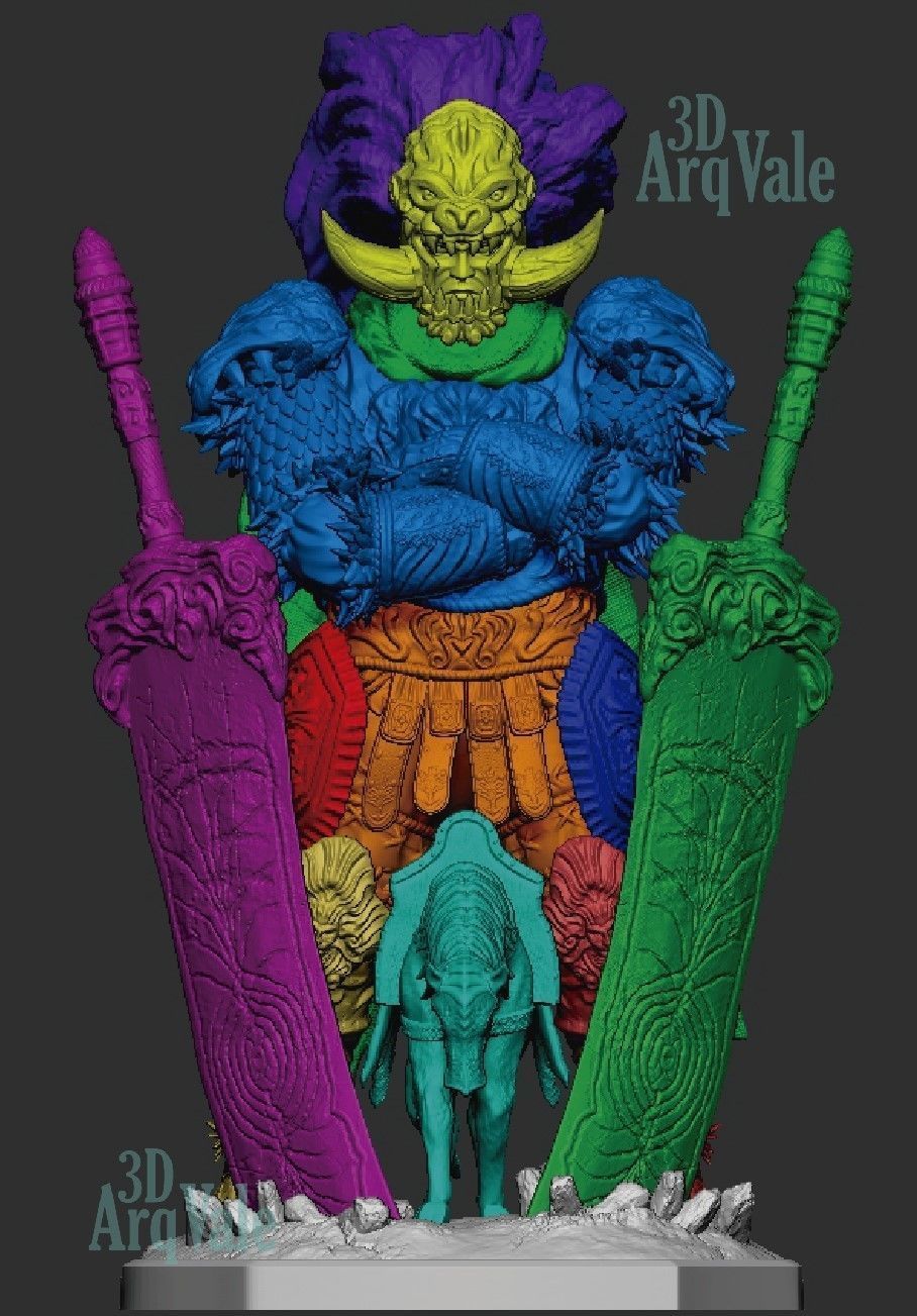 Starscourge Radahn - Elden Ring 3D print model_2