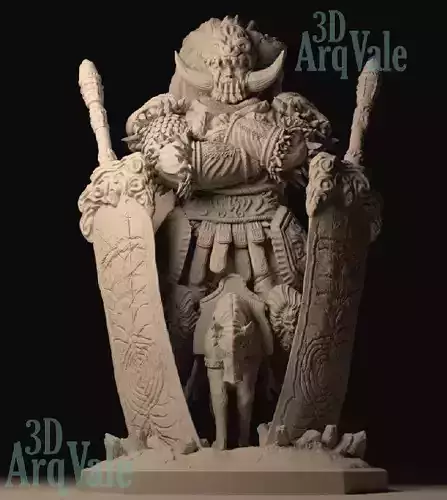 Starscourge Radahn - Elden Ring 3D print model