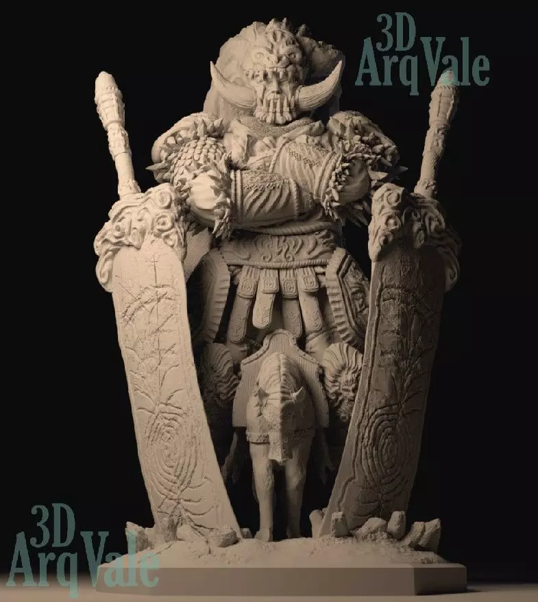 Starscourge Radahn - Elden Ring 3D print model_0