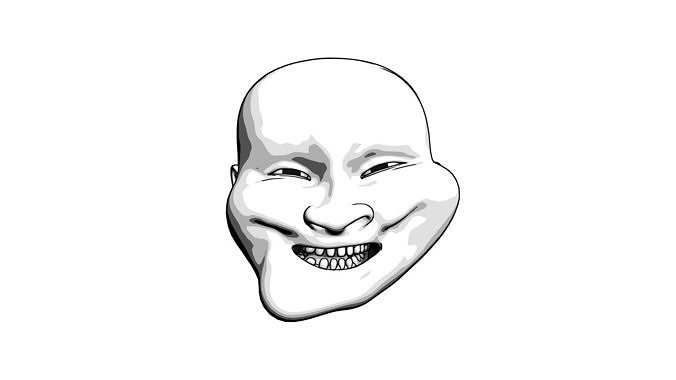 TROL-001 Troll Face 3D model