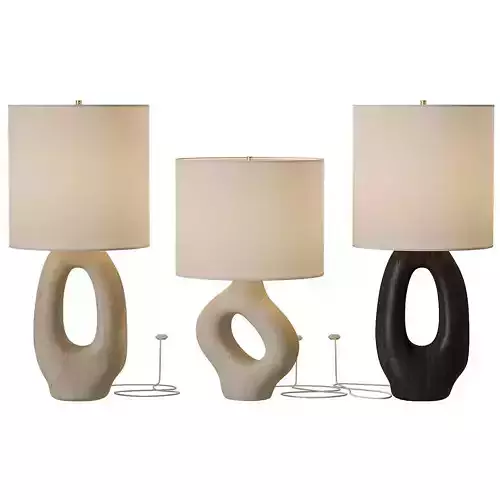 Westelm Chamber Ceramic Table Lamp 