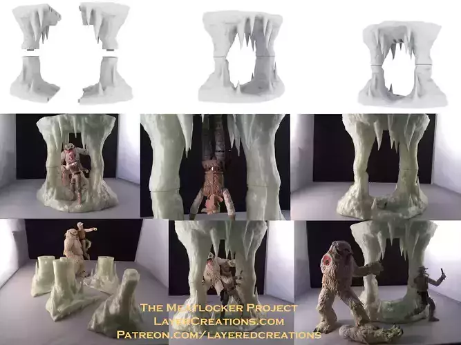 Hoth Ice Cave Diorama 3D print model
