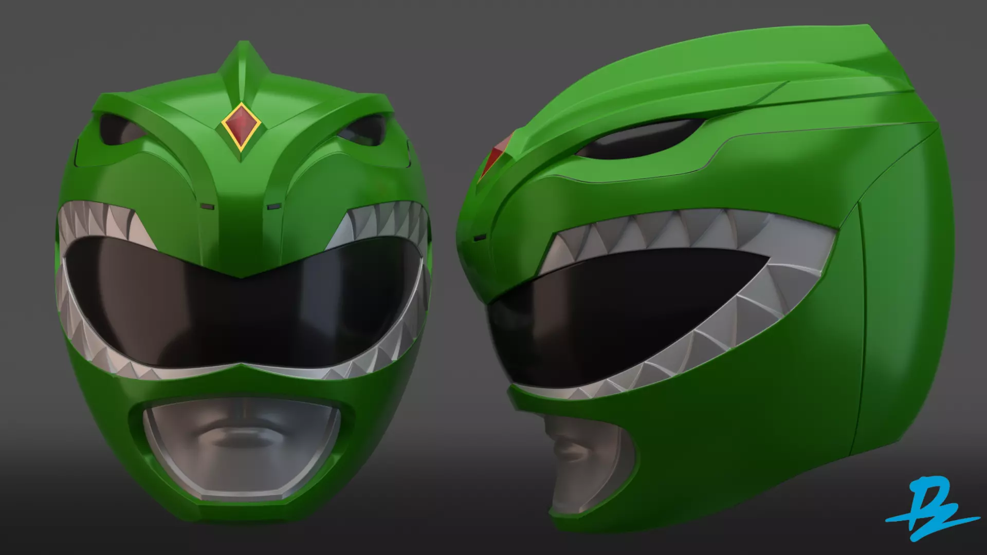Mighty Morphin Green Ranger 3D print model_0