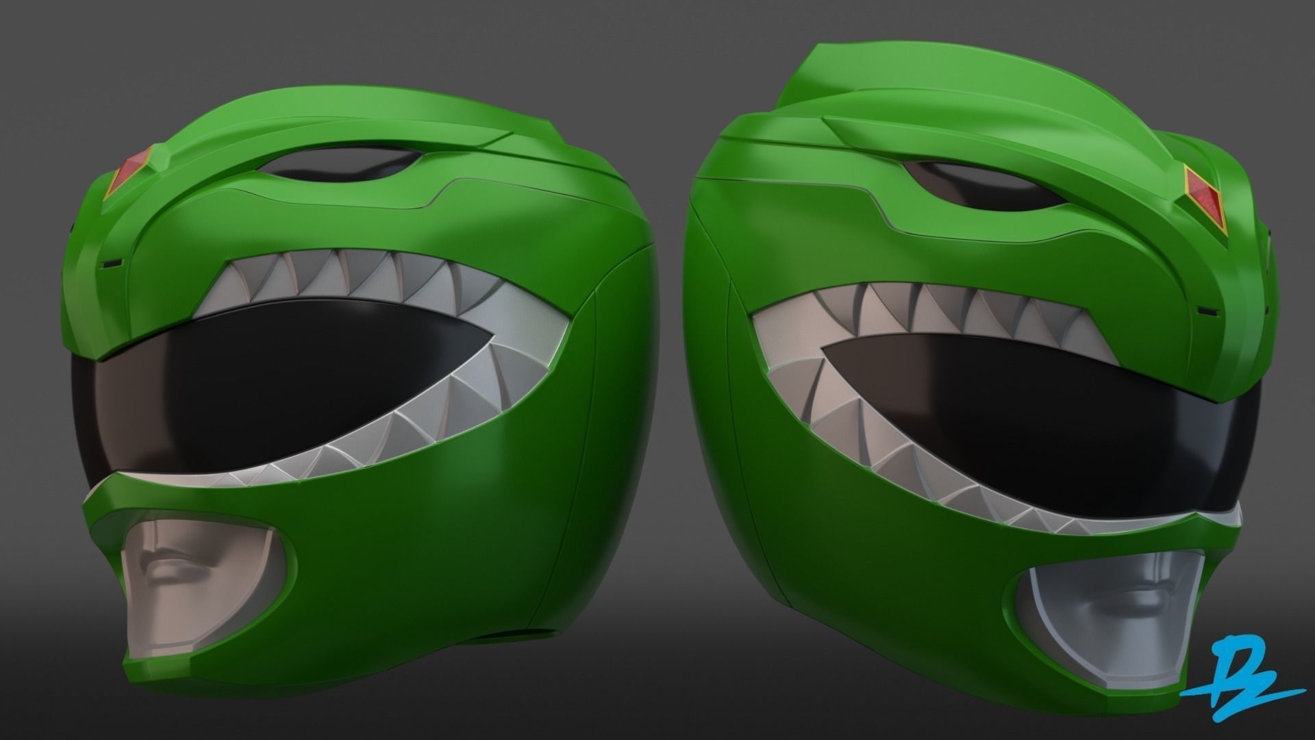 Mighty Morphin Green Ranger 3D print model_1