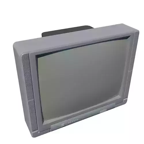 old Television 3D model