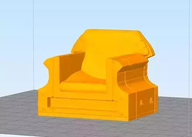 Mace Windu Jedi Council Chair 3D print model