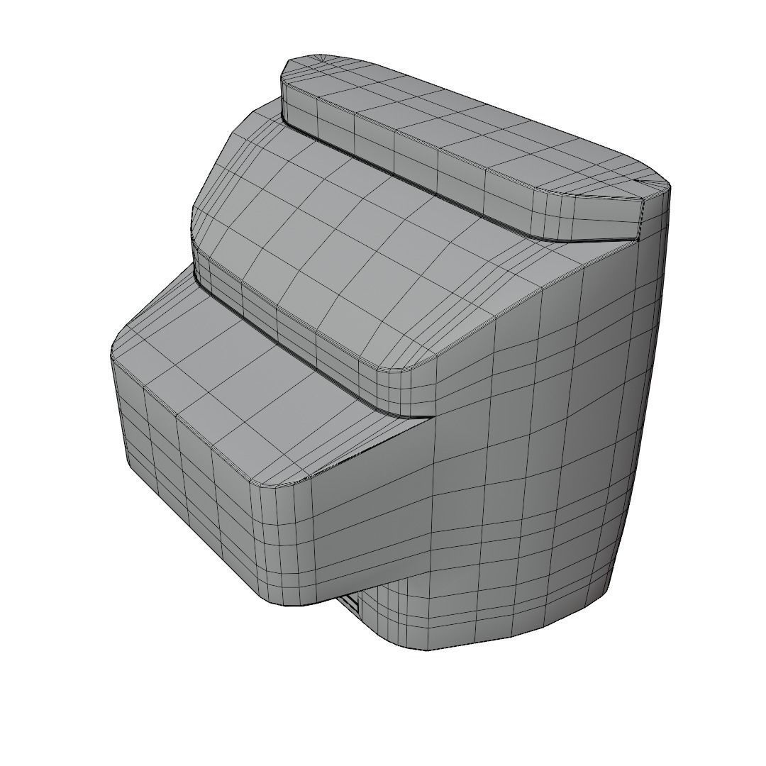 old Television 3D model_10