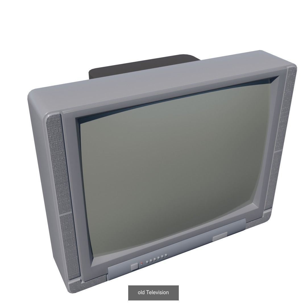 old Televisions 3D Model Collection_5